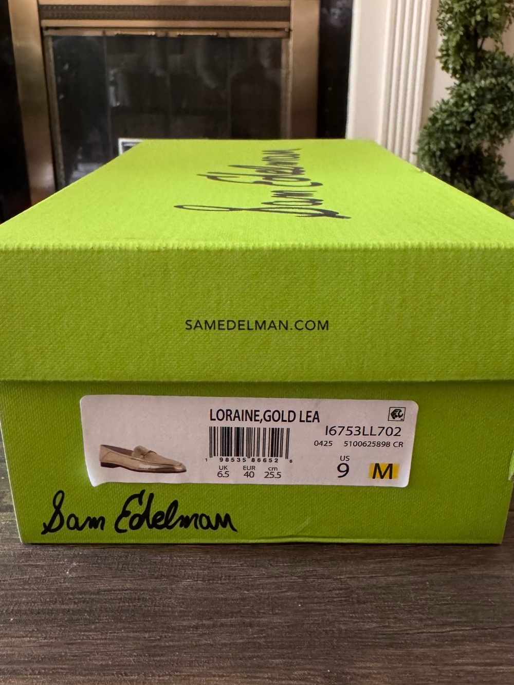 Sam Edelman Metallic Gold Bit Loafer - Picture 3 of 8